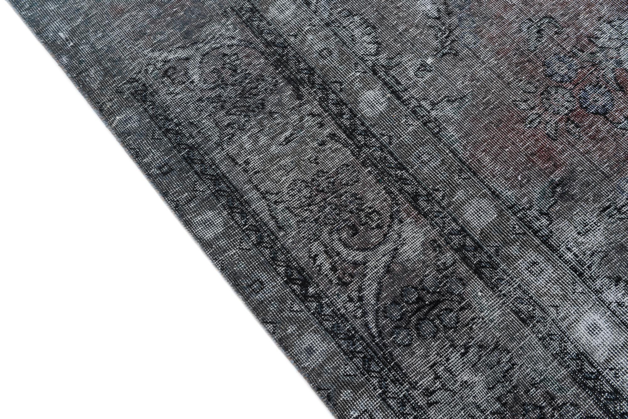 9' 9 x 12' 10 Hand Knotted Ultra Vintage Persian Wool Rug