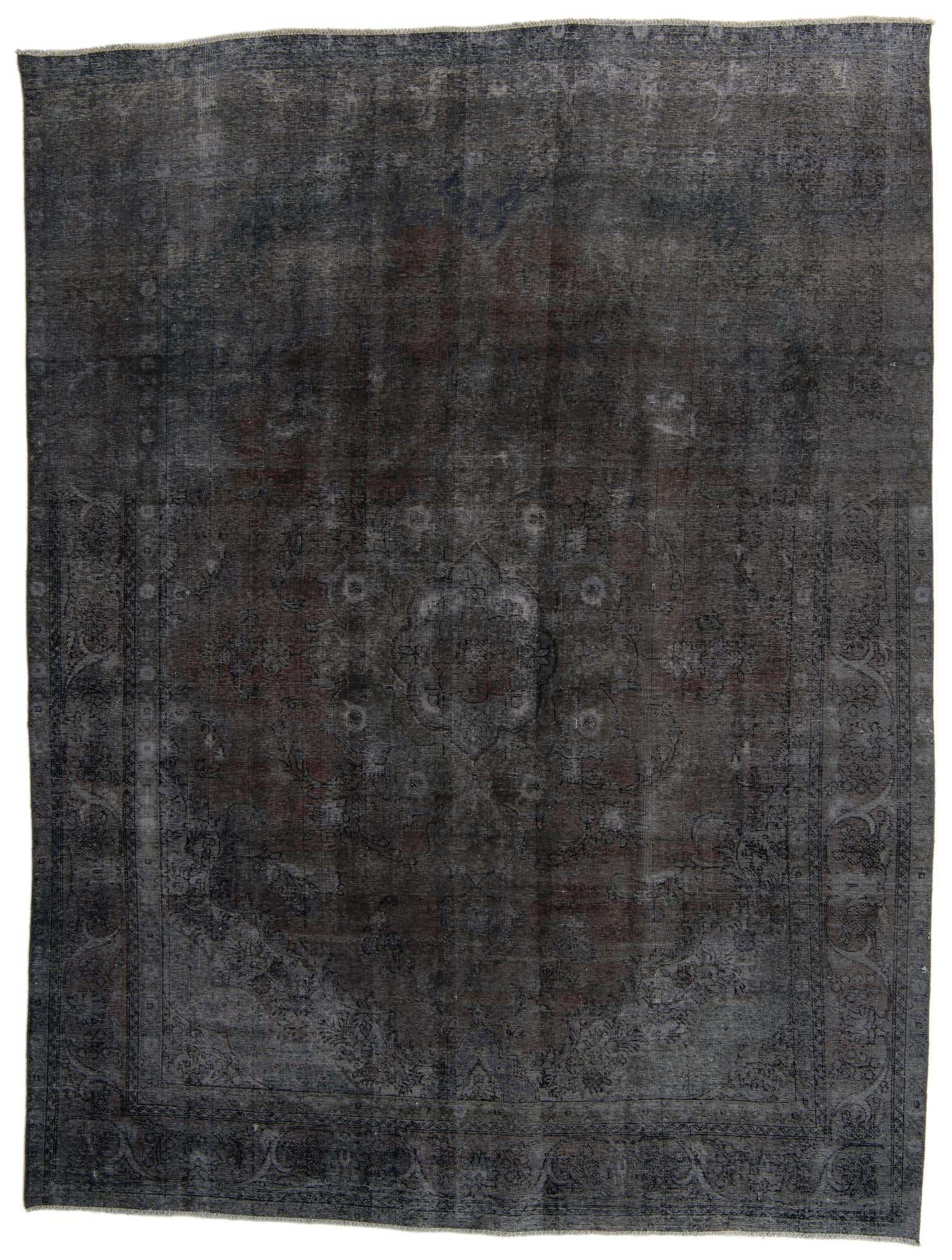 9' 9 x 12' 10 Hand Knotted Ultra Vintage Persian Wool Rug