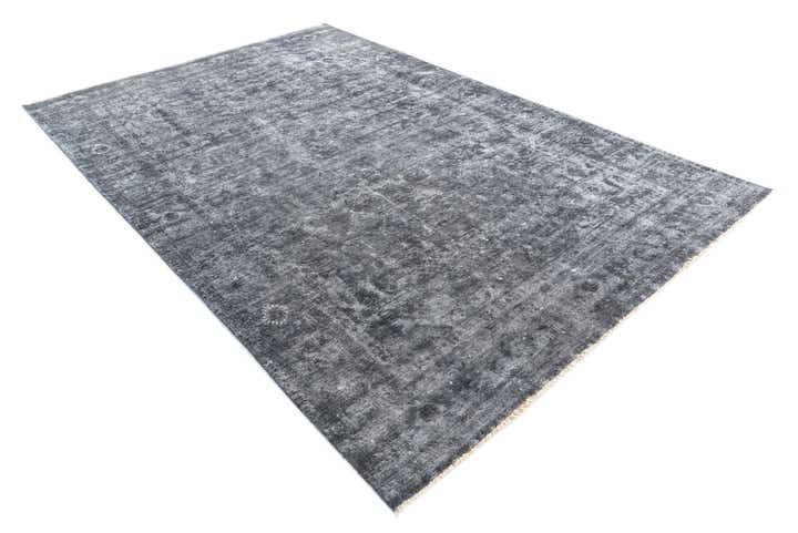 6' 8 x 9' 2 Hand Knotted Ultra Vintage Persian Wool Rug