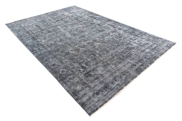 Detail image of 6' 8 x 9' 2 Hand Knotted Ultra Vintage Persian Wool Rug