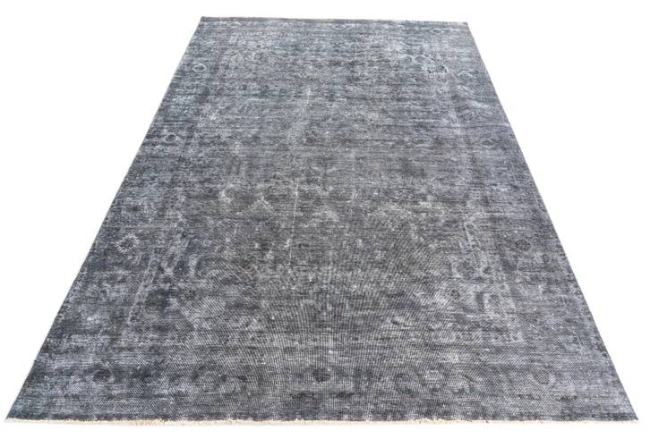Detail image of 6' 8 x 9' 2 Hand Knotted Ultra Vintage Persian Wool Rug