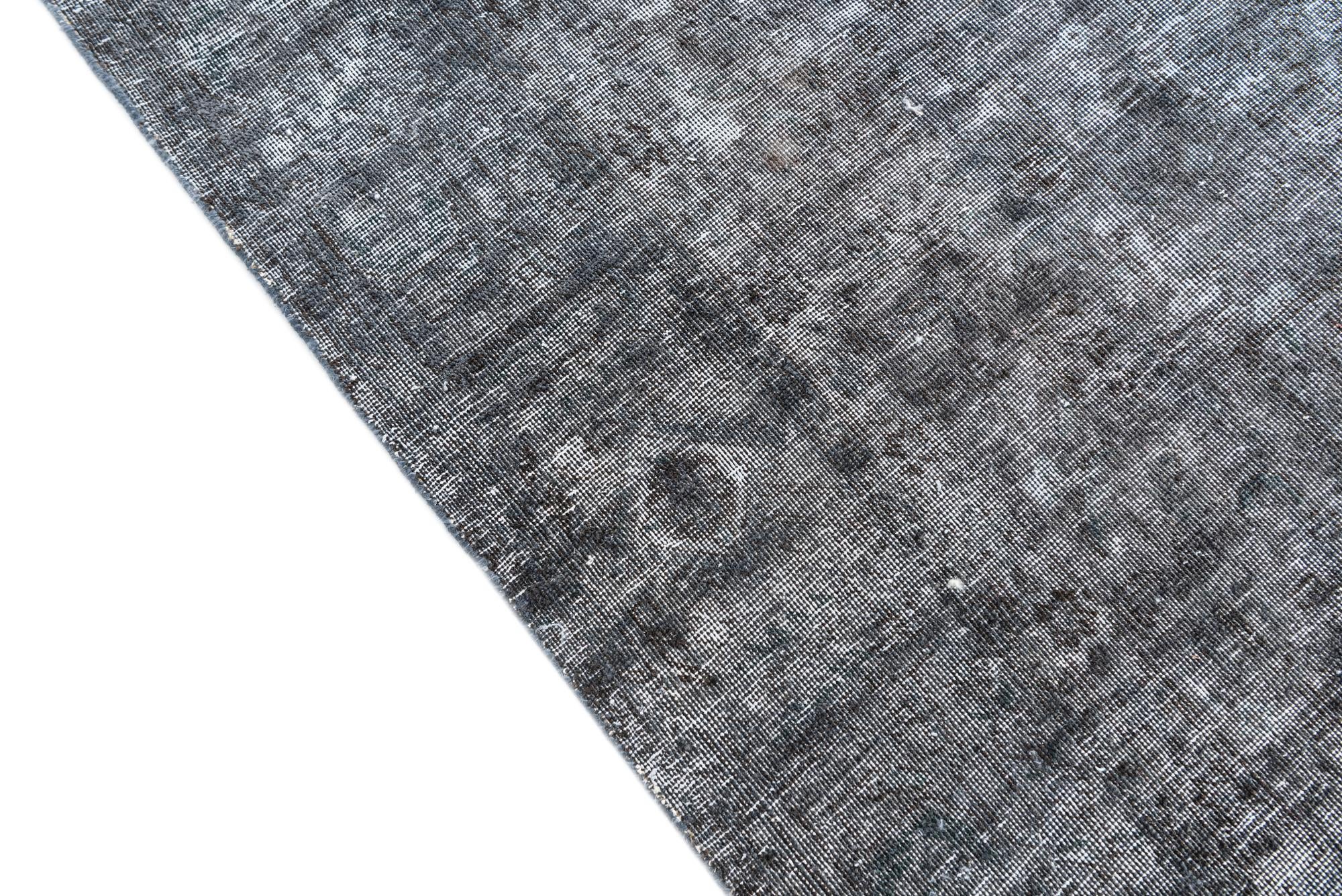 6' 8 x 9' 2 Hand Knotted Ultra Vintage Persian Wool Rug