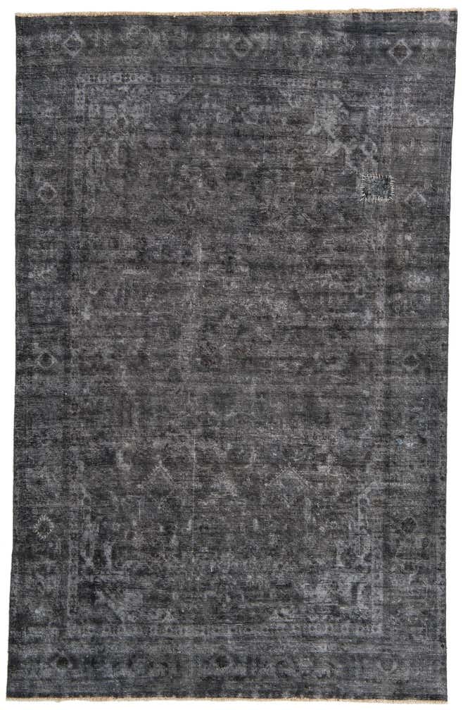 6' 8 x 9' 2 Hand Knotted Ultra Vintage Persian Wool Rug