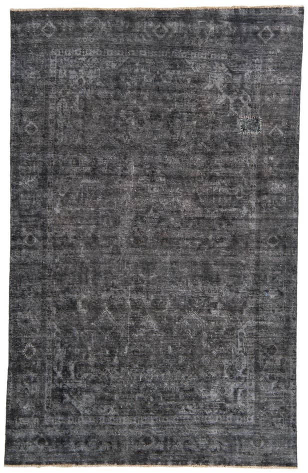 Detail image of 6' 8 x 9' 2 Hand Knotted Ultra Vintage Persian Wool Rug