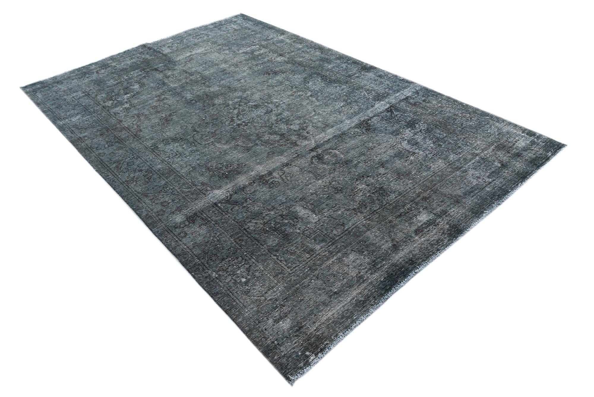 6' 5 x 9' 9 Hand Knotted Ultra Vintage Persian Wool Rug