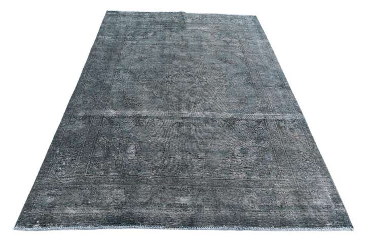 6' 5 x 9' 9 Hand Knotted Ultra Vintage Persian Wool Rug