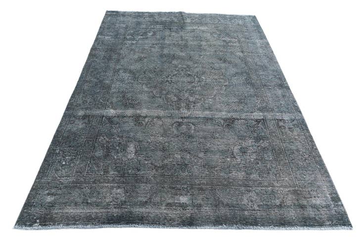 Detail image of 6' 5 x 9' 9 Hand Knotted Ultra Vintage Persian Wool Rug