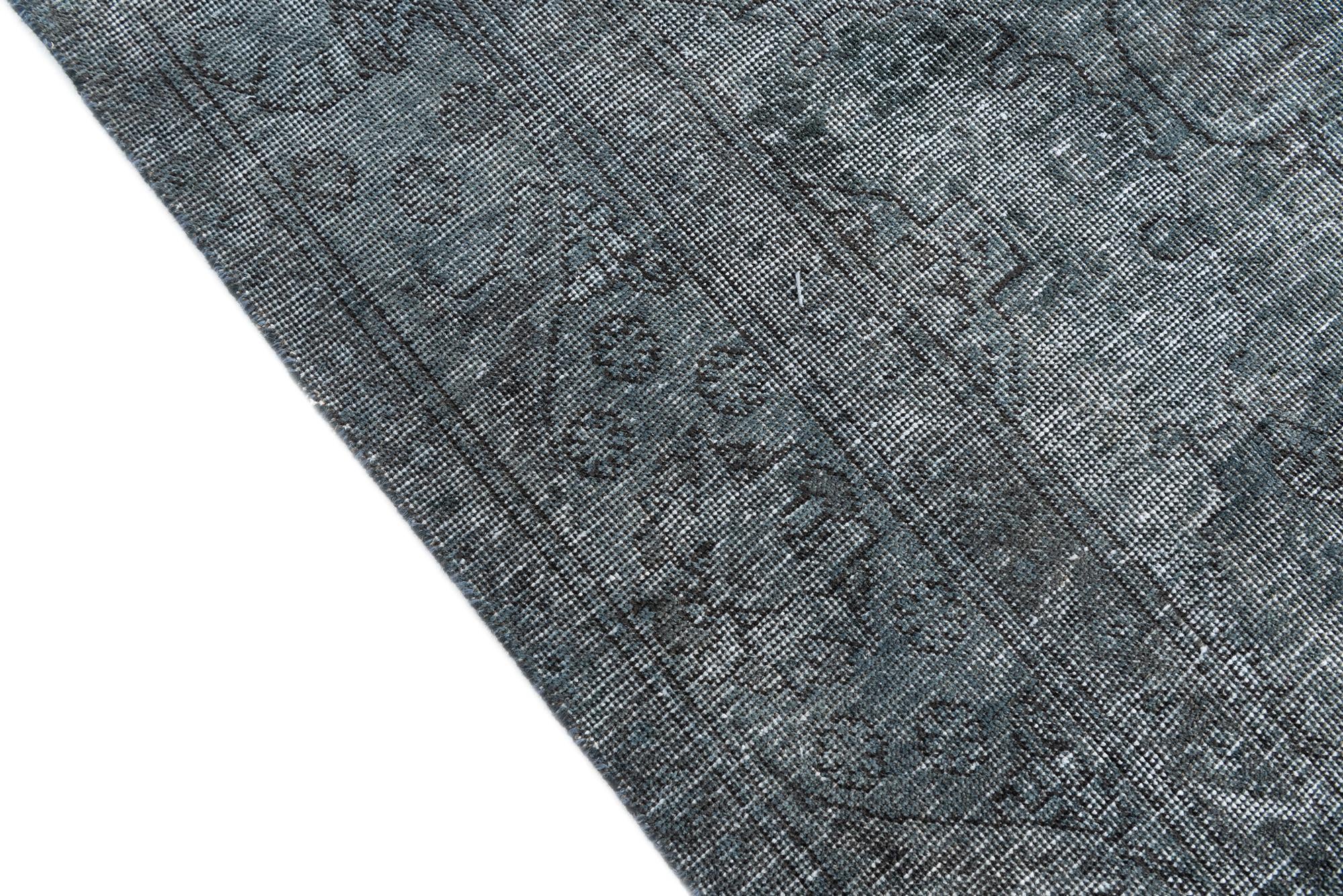 6' 5 x 9' 9 Hand Knotted Ultra Vintage Persian Wool Rug