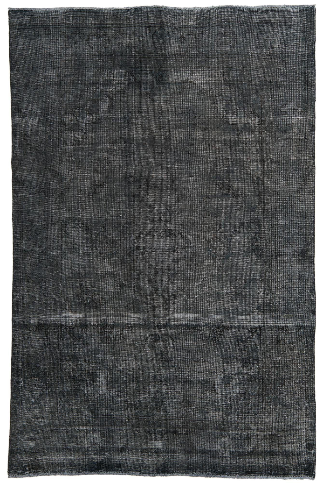 6' 5 x 9' 9 Hand Knotted Ultra Vintage Persian Wool Rug