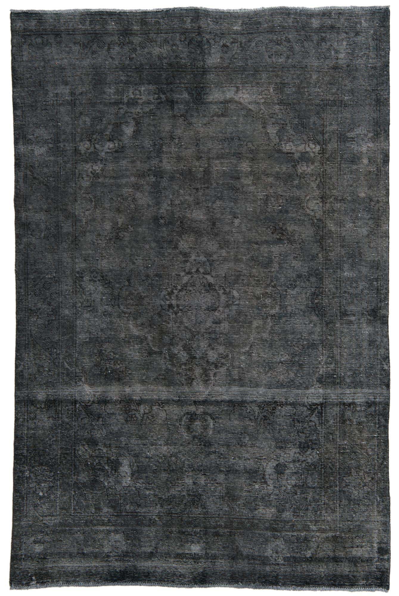 6' 5 x 9' 9 Hand Knotted Ultra Vintage Persian Wool Rug