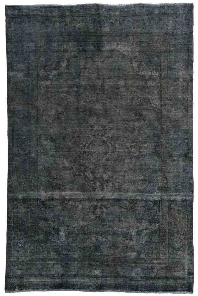 6' 5 x 9' 9 Hand Knotted Ultra Vintage Persian Wool Rug