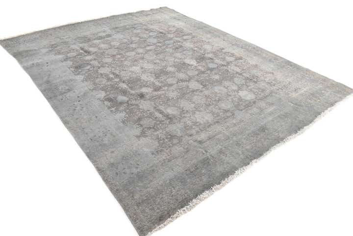 9' x 11' 9 Hand Knotted Ultra Vintage Persian Wool Rug