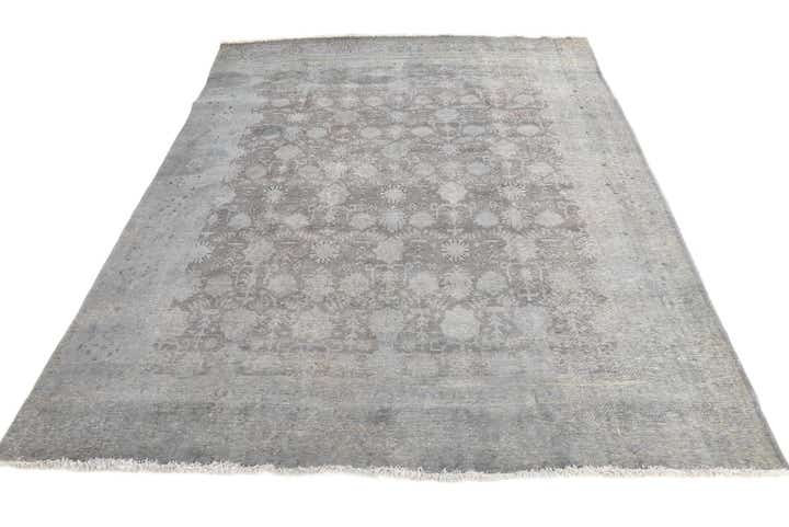 9' x 11' 9 Hand Knotted Ultra Vintage Persian Wool Rug