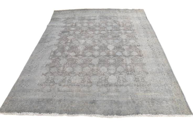 Detail image of 9' x 11' 9 Hand Knotted Ultra Vintage Persian Wool Rug