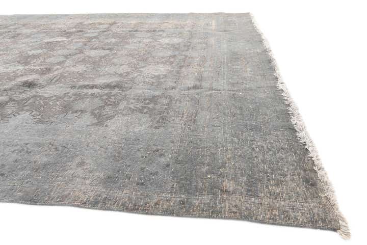 9' x 11' 9 Hand Knotted Ultra Vintage Persian Wool Rug