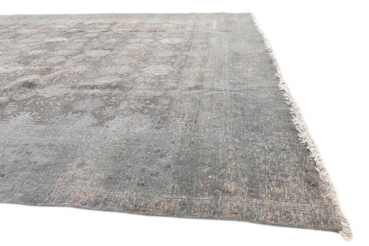Detail image of 9' x 11' 9 Hand Knotted Ultra Vintage Persian Wool Rug