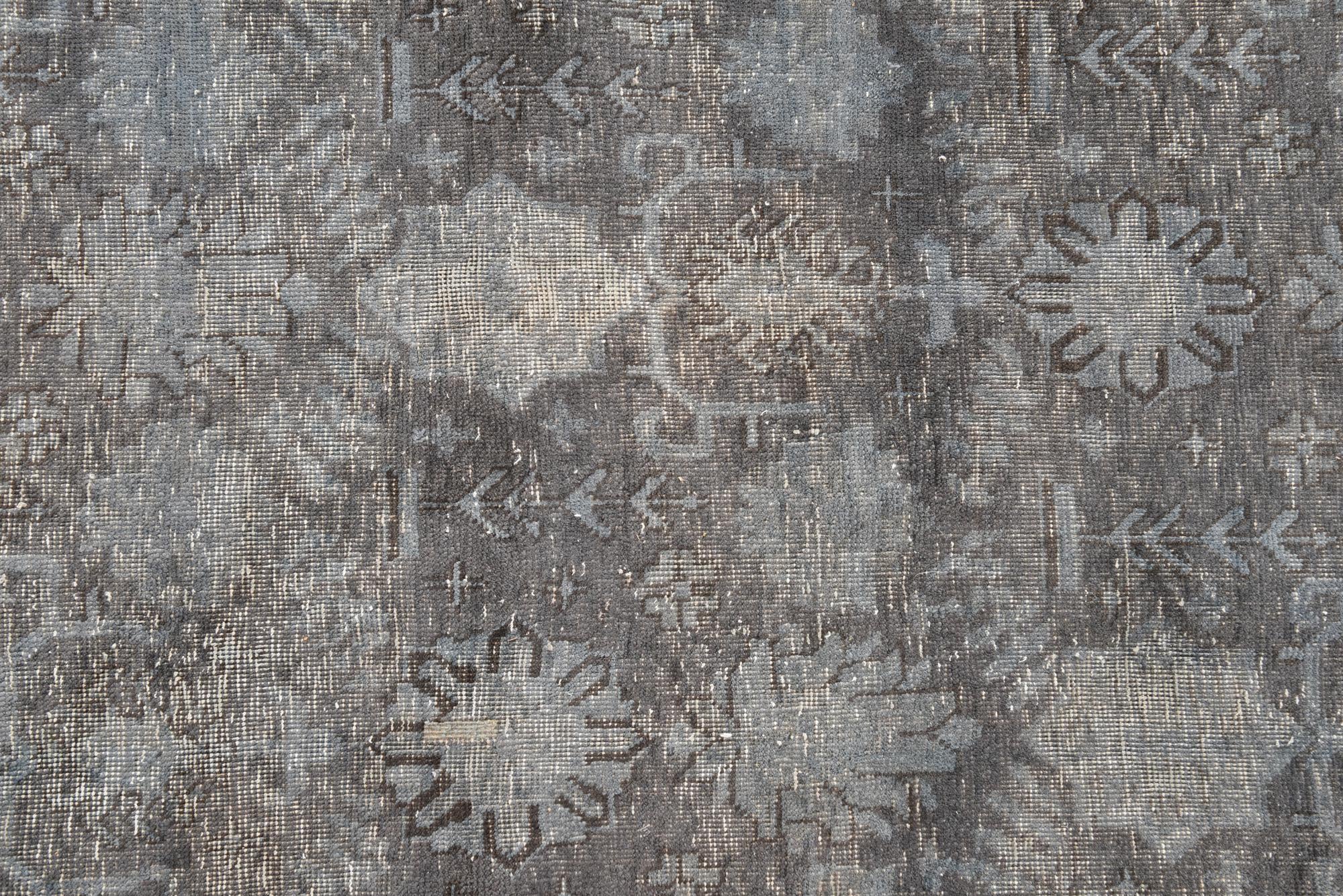 9' x 11' 9 Hand Knotted Ultra Vintage Persian Wool Rug