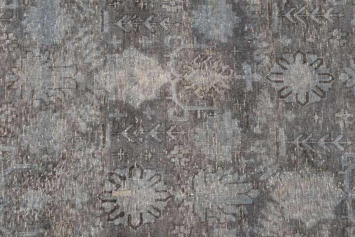 9' x 11' 9 Hand Knotted Ultra Vintage Persian Wool Rug