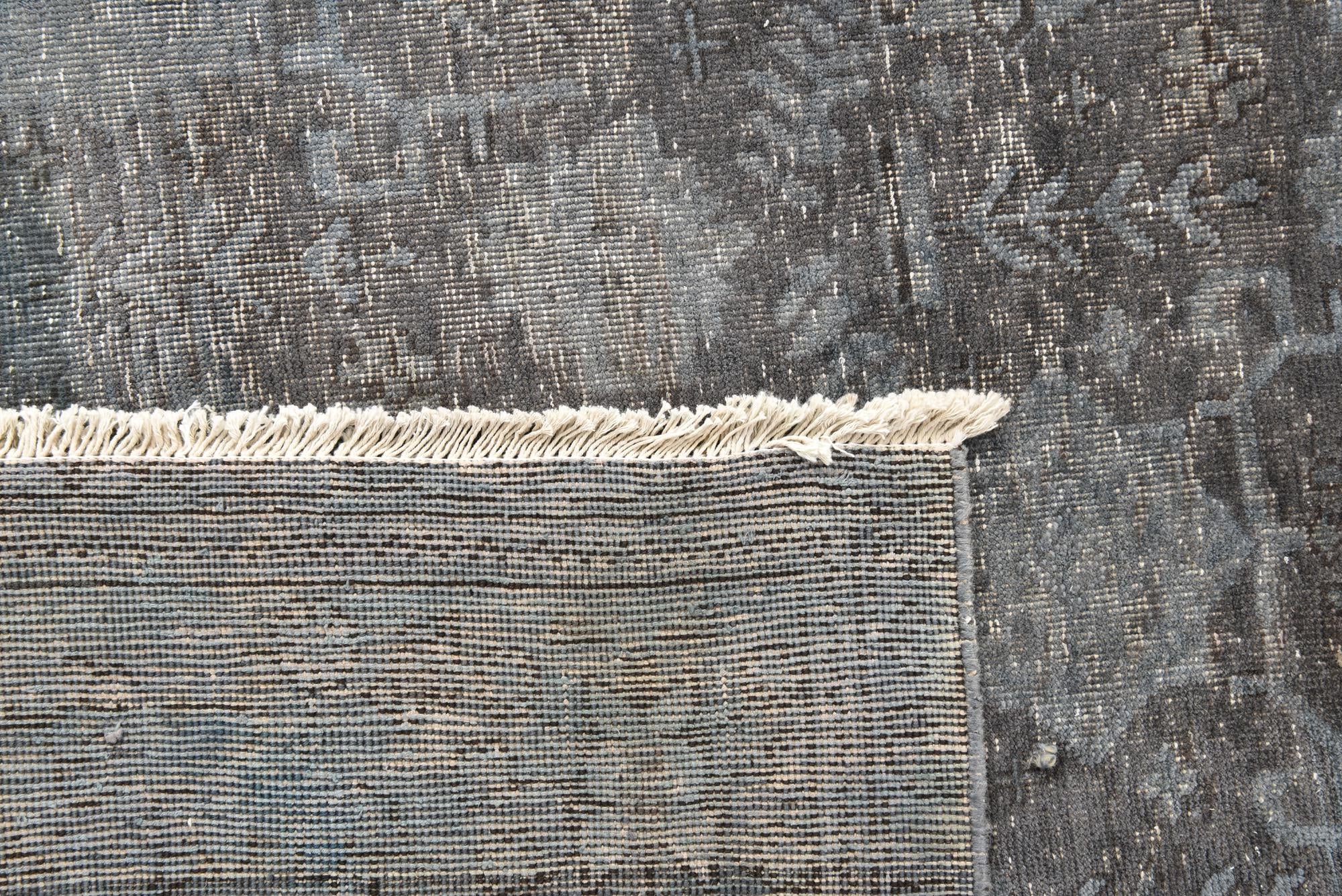 9' x 11' 9 Hand Knotted Ultra Vintage Persian Wool Rug