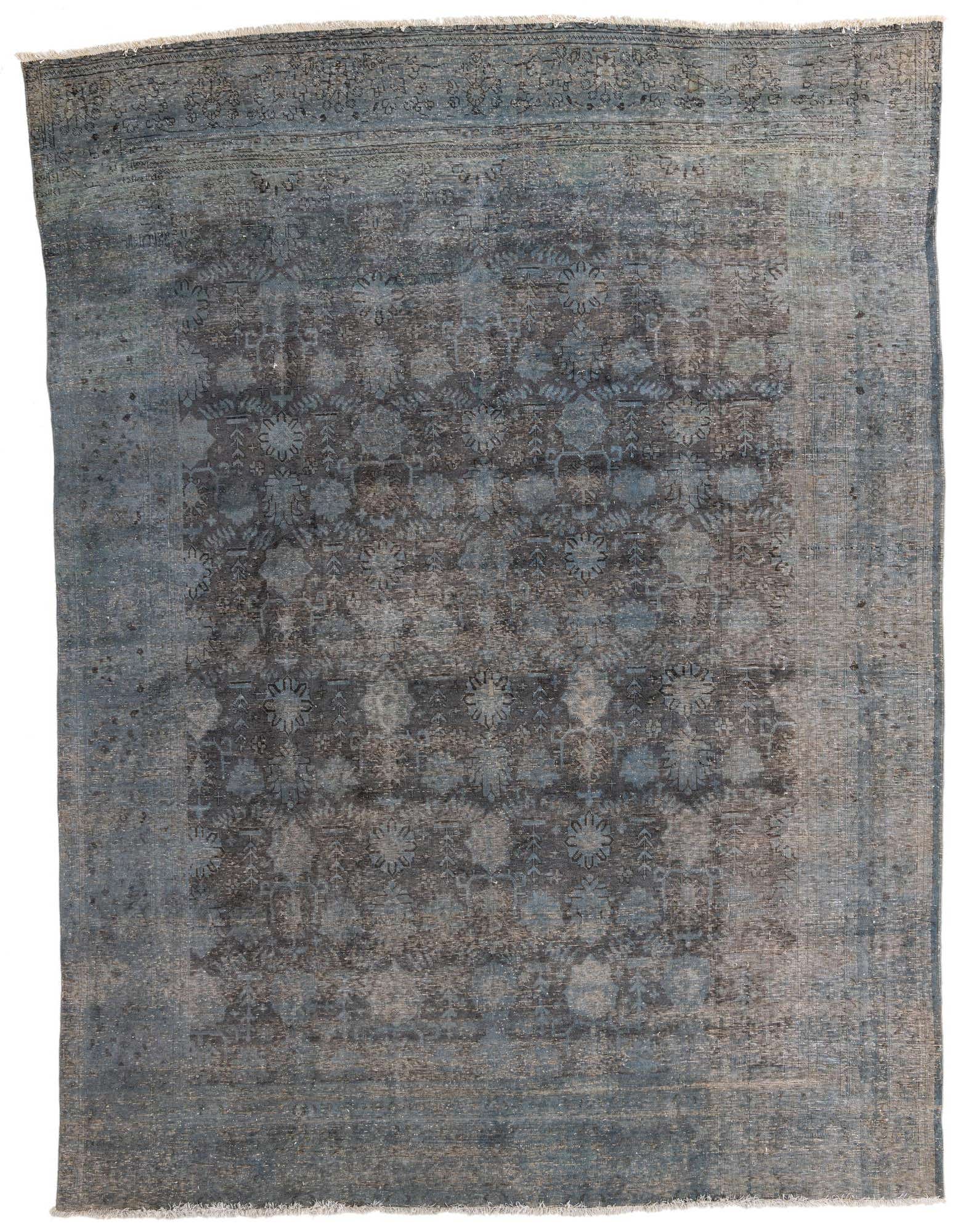 Primary image 9' x 11' 9  Hand Knotted Ultra Vintage Persian Wool Rug