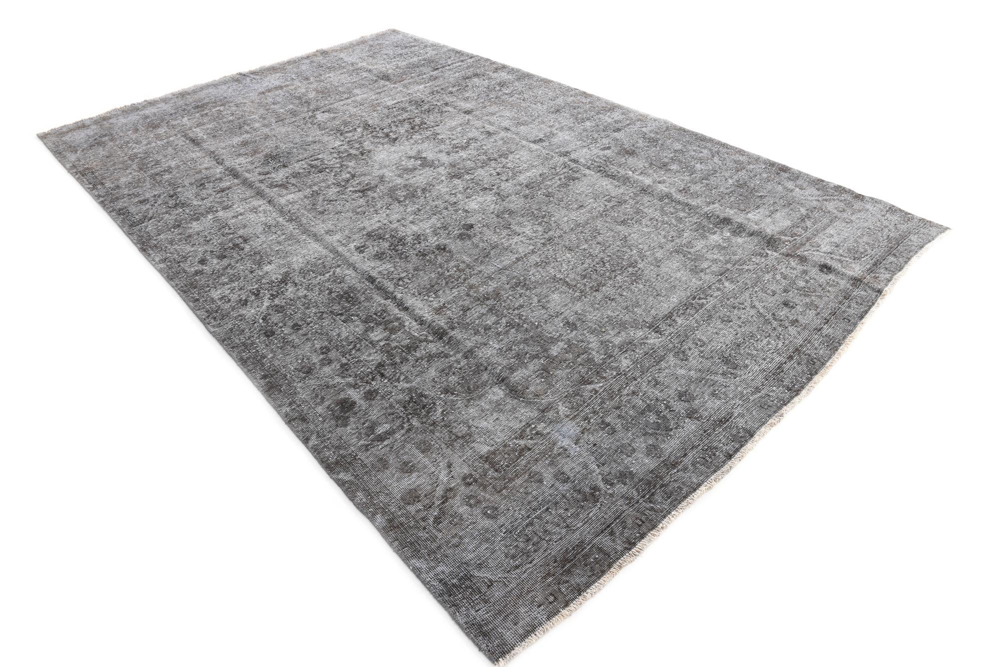 7' 7 x 11' 10 Hand Knotted Ultra Vintage Persian Wool Rug