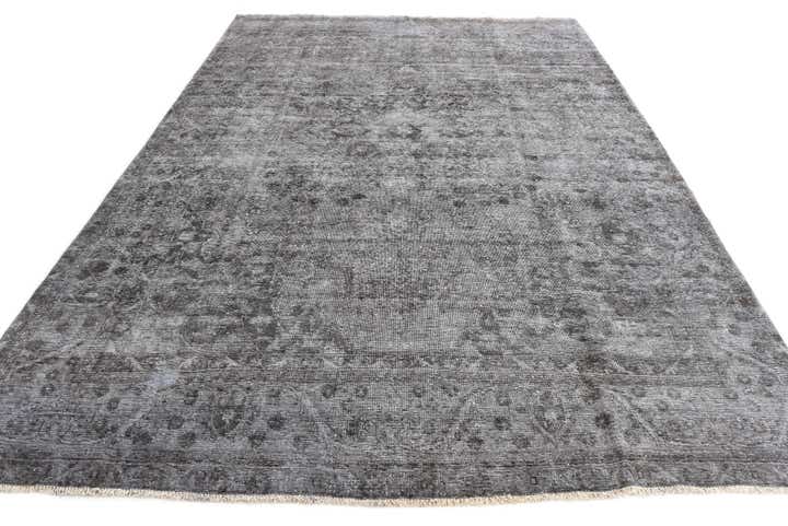 7' 7 x 11' 10 Hand Knotted Ultra Vintage Persian Wool Rug