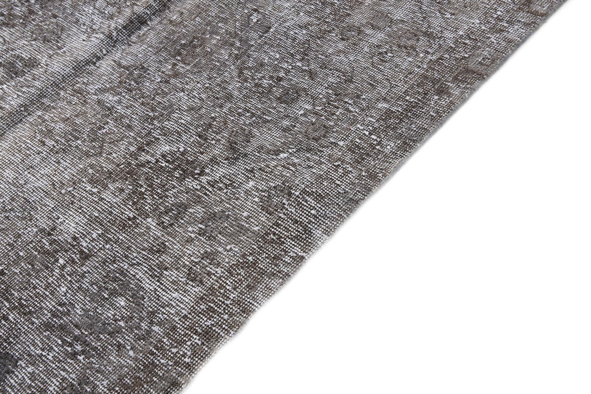 7' 7 x 11' 10 Hand Knotted Ultra Vintage Persian Wool Rug
