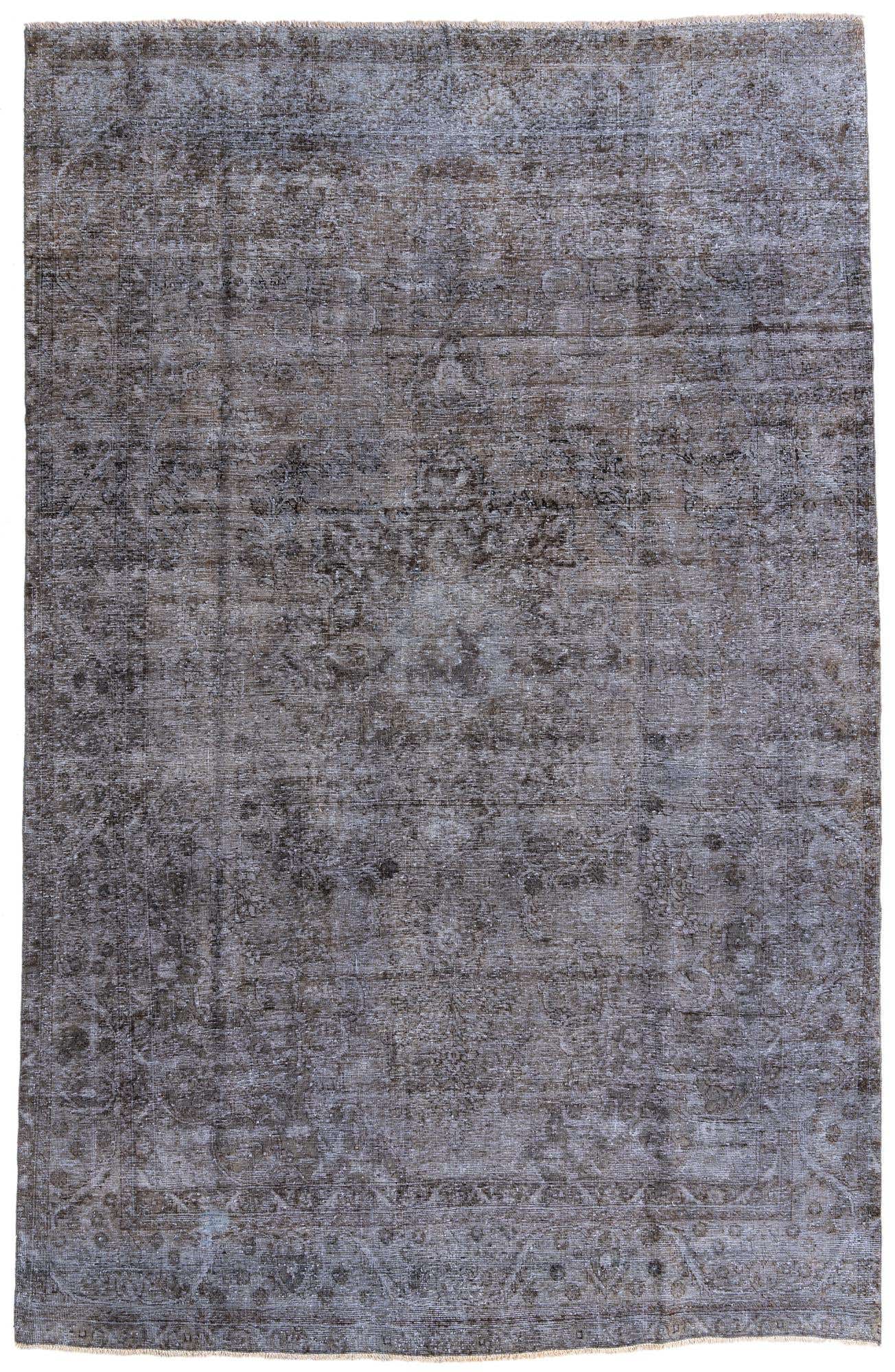 7' 7 x 11' 10 Hand Knotted Ultra Vintage Persian Wool Rug