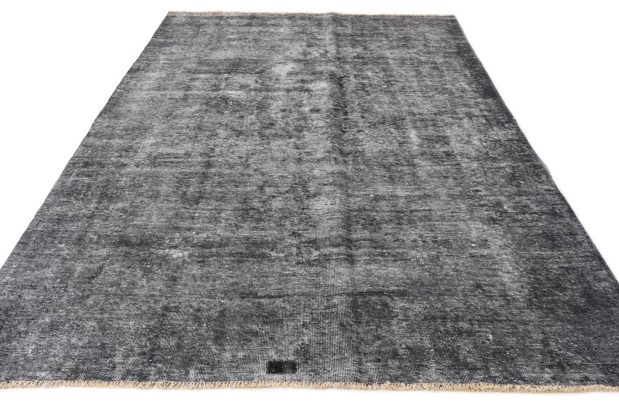 6' 4 x 10' Hand Knotted Ultra Vintage Persian Wool Rug
