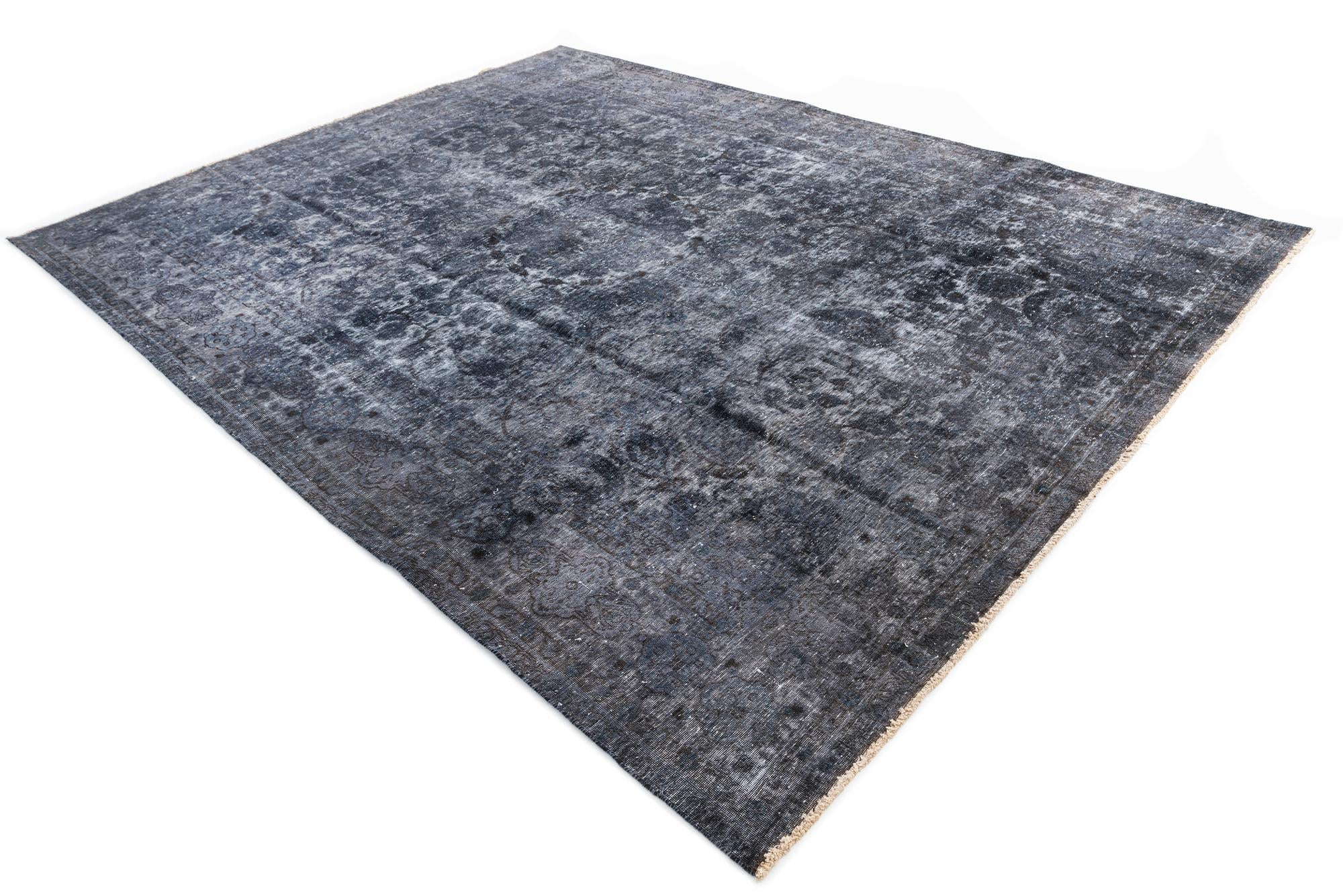 9' 6 x 12' 7 Hand Knotted Ultra Vintage Persian Wool Rug