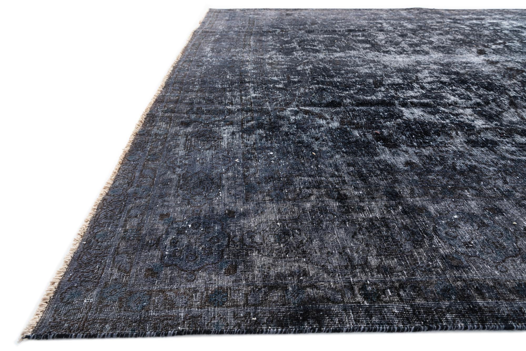 9' 6 x 12' 7 Hand Knotted Ultra Vintage Persian Wool Rug