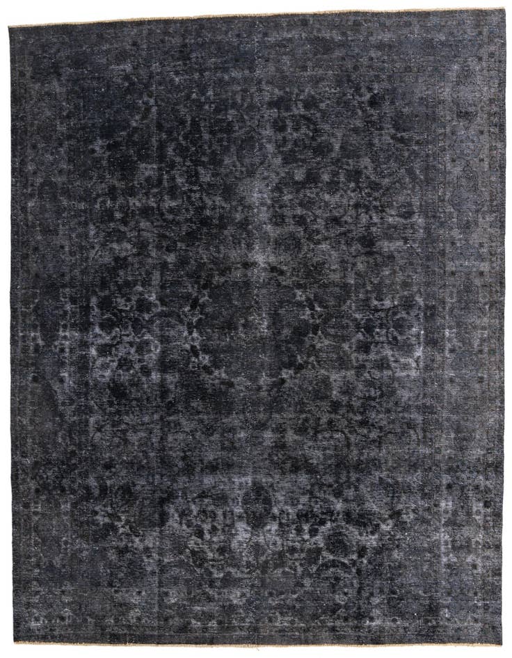 Detail image of 9' 6 x 12' 7 Hand Knotted Ultra Vintage Persian Wool Rug