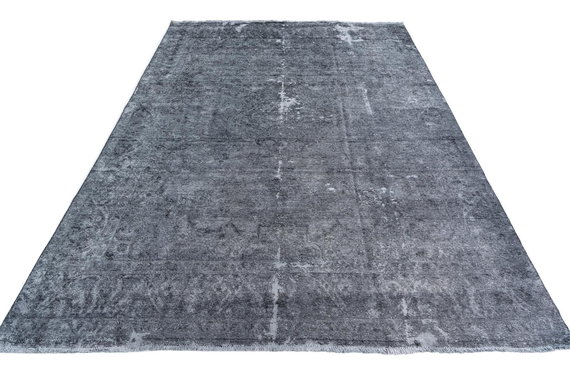 9' 5 x 13' 2 Hand Knotted Ultra Vintage Persian Wool Rug
