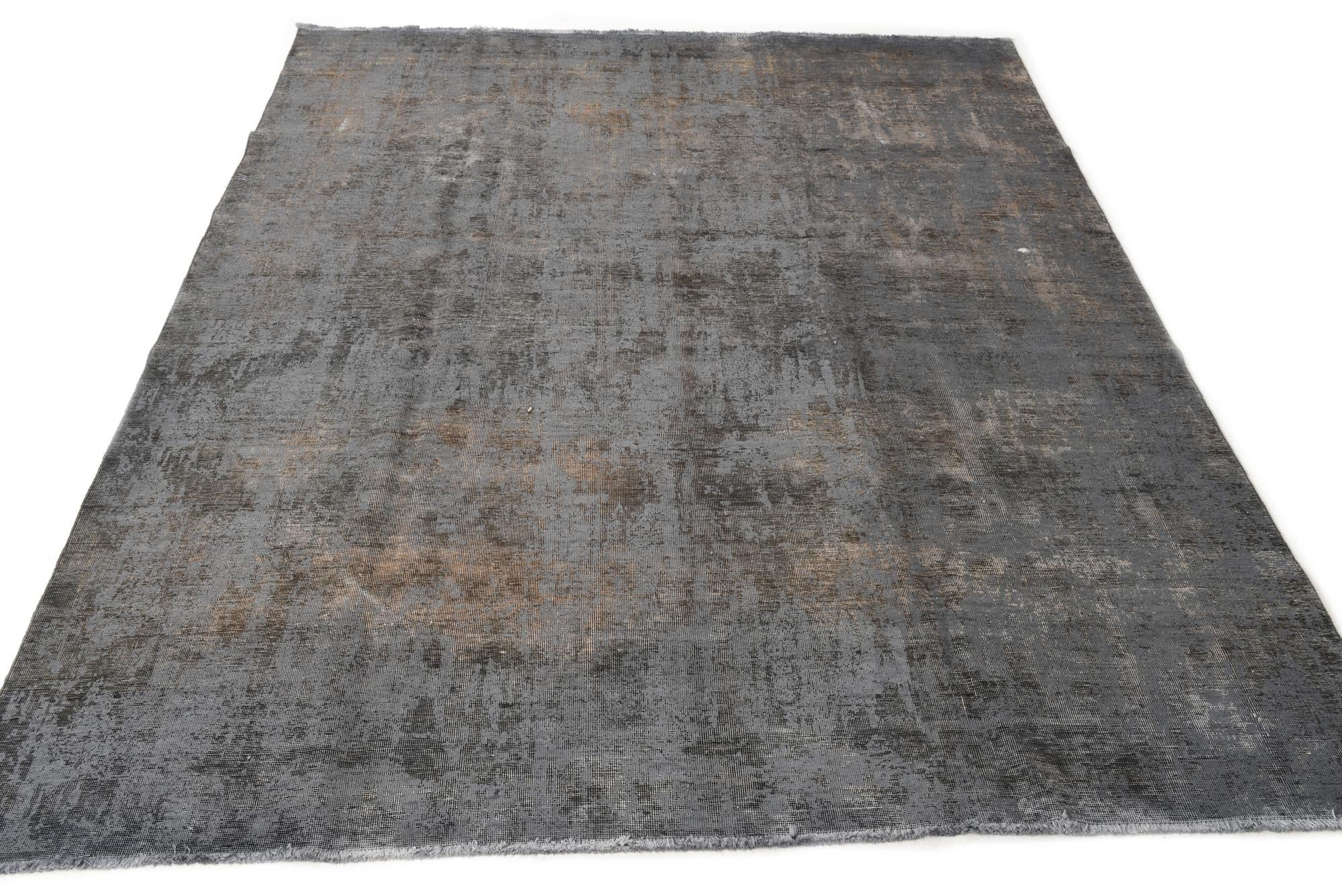 8' 9 x 11' 9 Hand Knotted Ultra Vintage Persian Wool Rug