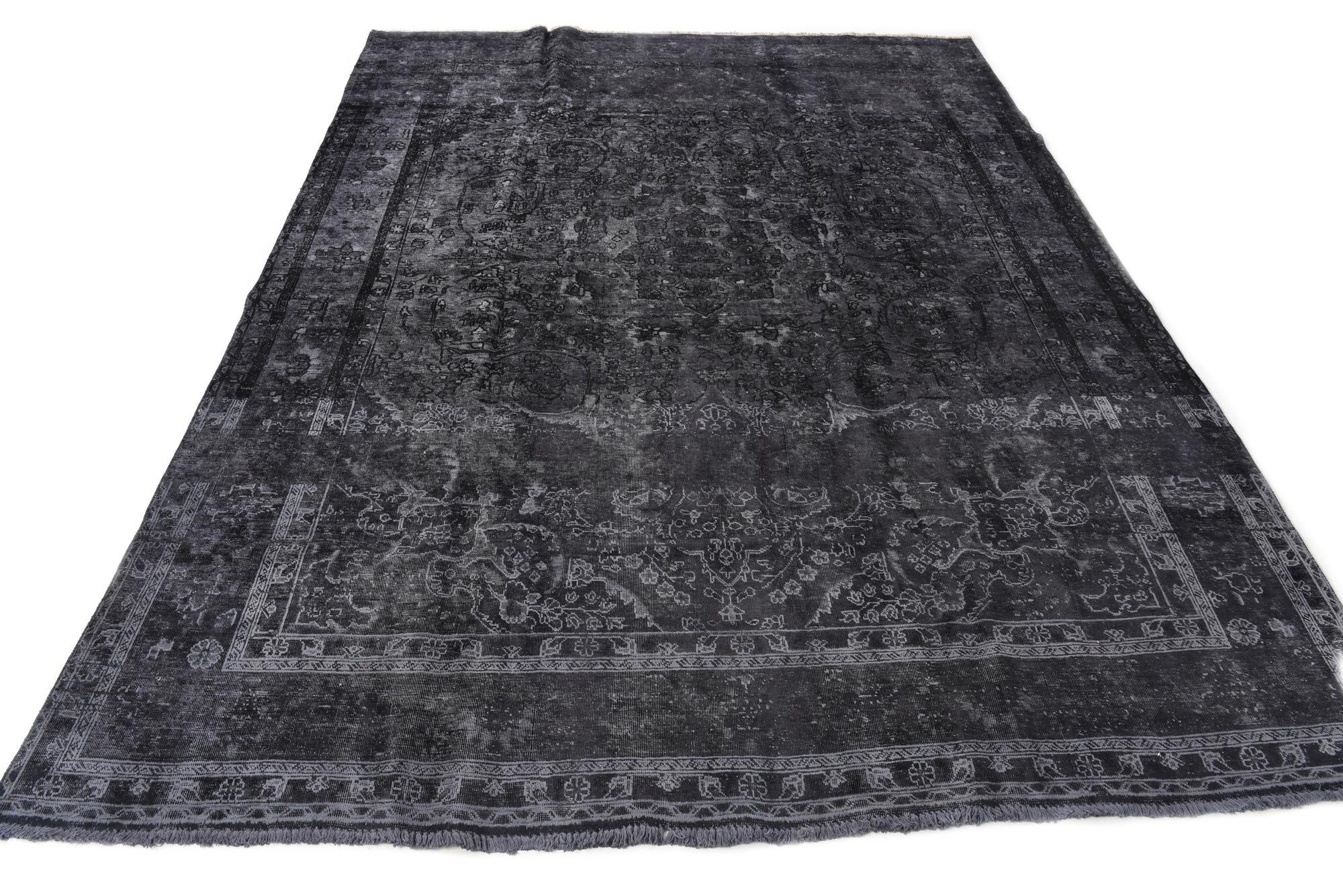 9' 9 x 13' Hand Knotted Ultra Vintage Persian Wool Rug
