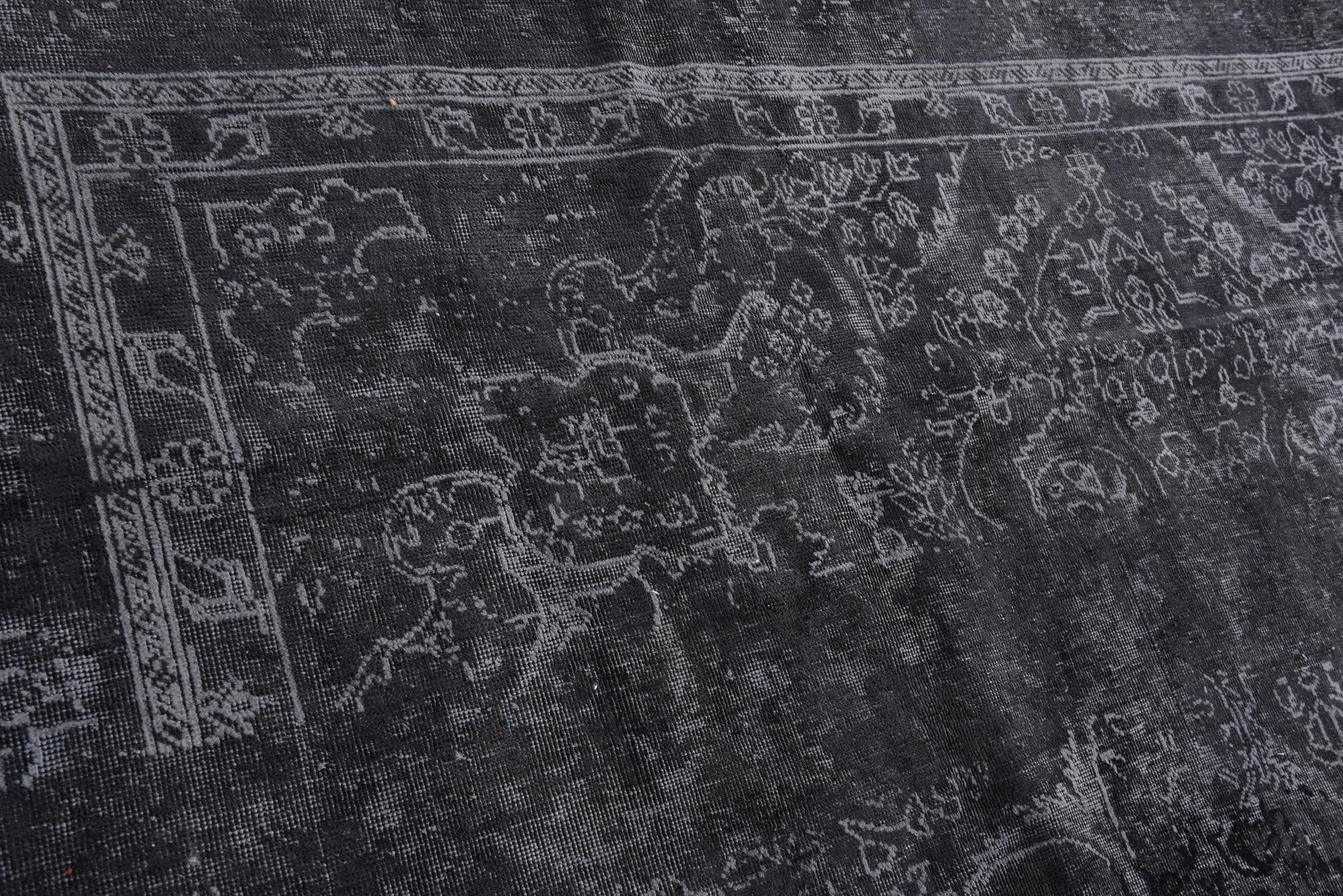 9' 9 x 13' Hand Knotted Ultra Vintage Persian Wool Rug