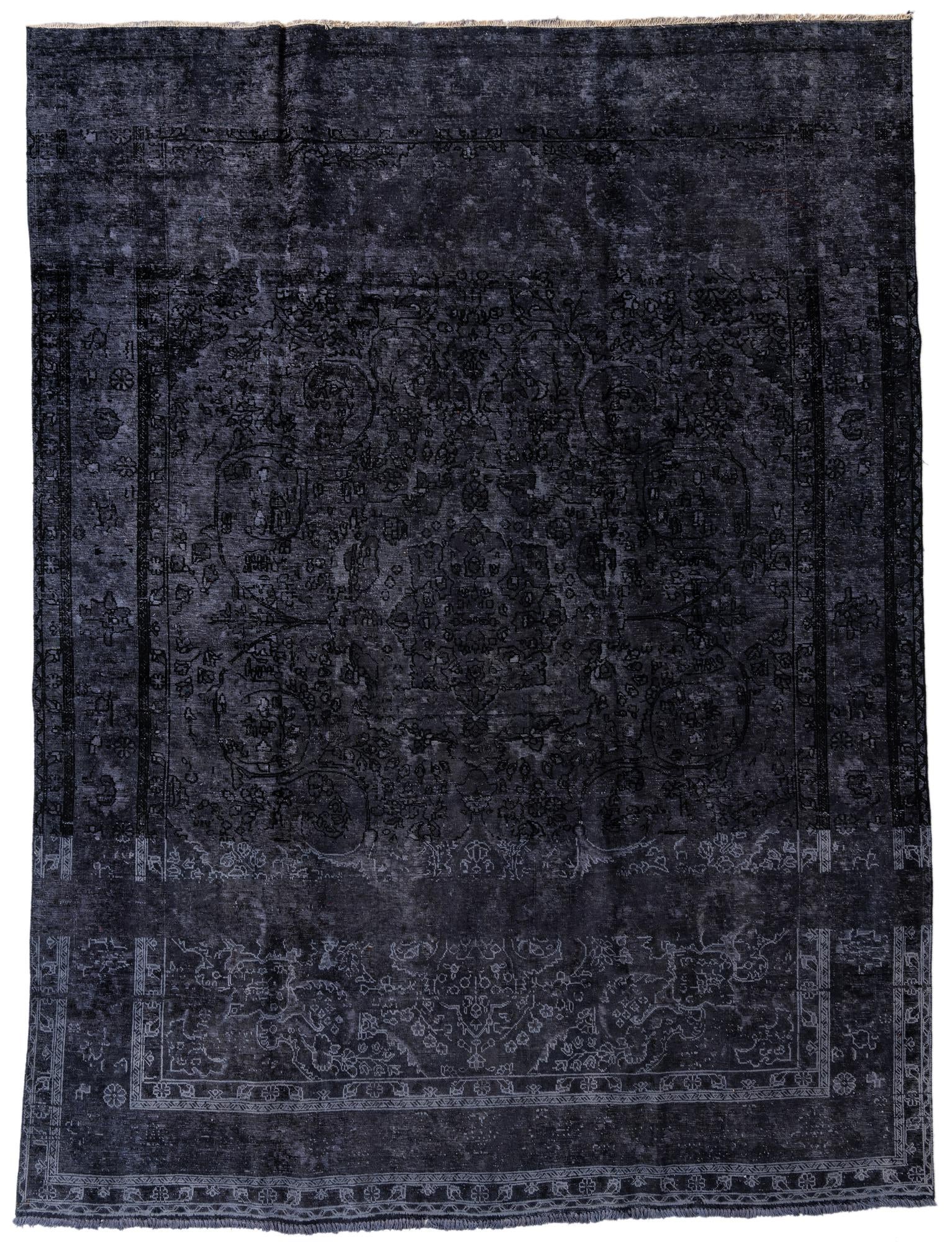 9' 9 x 13' Hand Knotted Ultra Vintage Persian Wool Rug