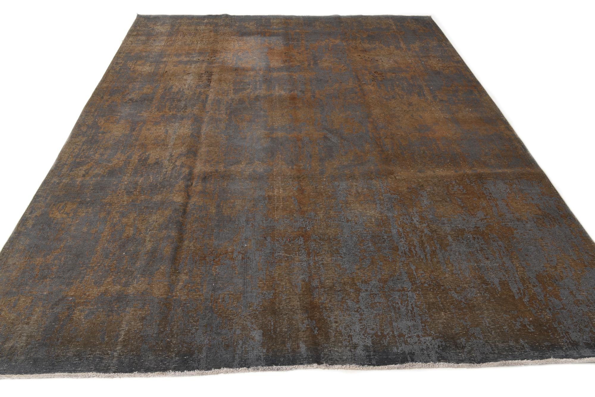 9' 7 x 13' Hand Knotted Ultra Vintage Persian Wool Rug