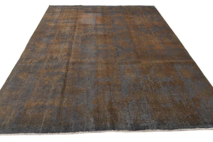 Detail image of 9' 7 x 13' Hand Knotted Ultra Vintage Persian Wool Rug