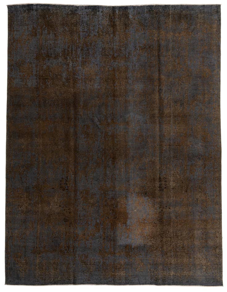 Detail image of 9' 7 x 13' Hand Knotted Ultra Vintage Persian Wool Rug