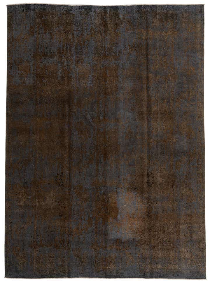9' 7 x 13' Hand Knotted Ultra Vintage Persian Wool Rug