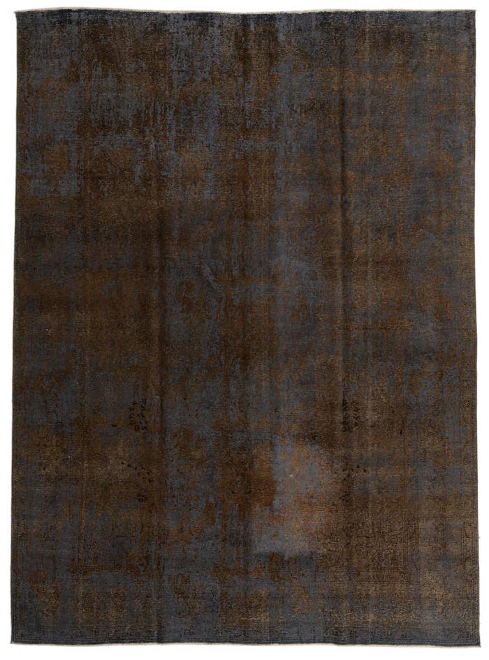 Detail image of 9' 7 x 13' Hand Knotted Ultra Vintage Persian Wool Rug