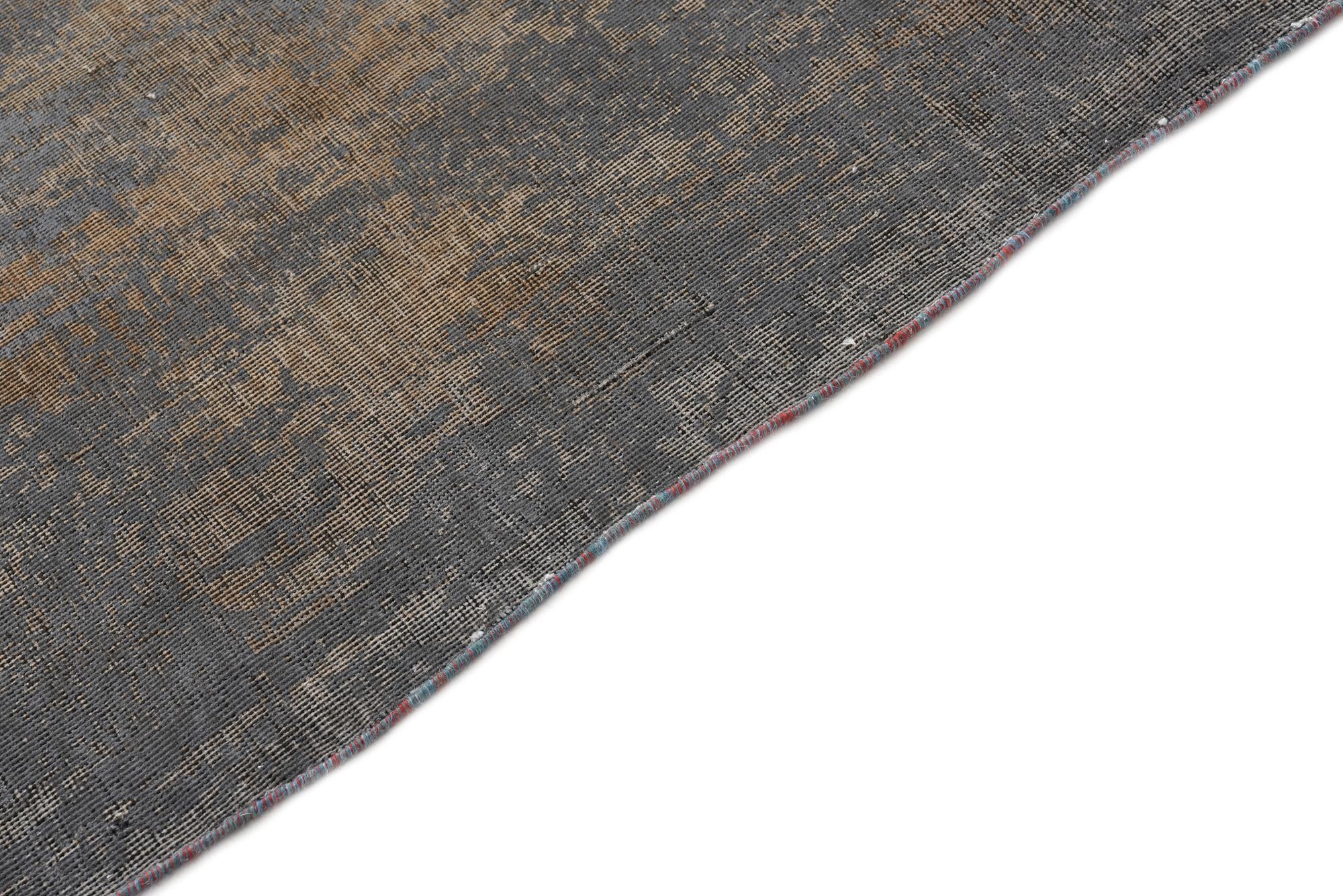 7' x 9' 9 Hand Knotted Ultra Vintage Persian Wool Rug