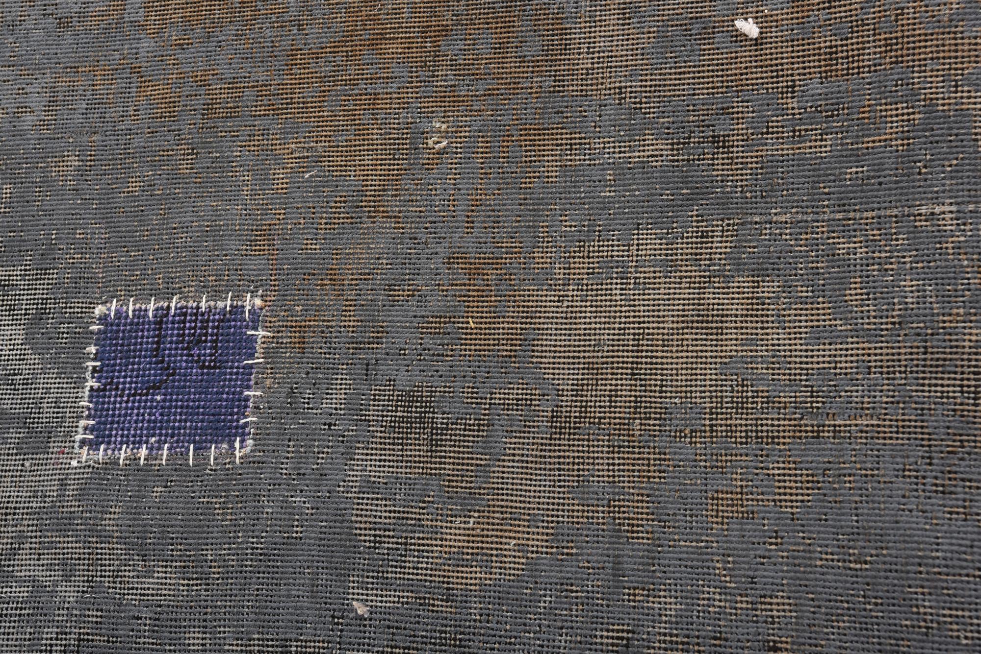 7' x 9' 9 Hand Knotted Ultra Vintage Persian Wool Rug