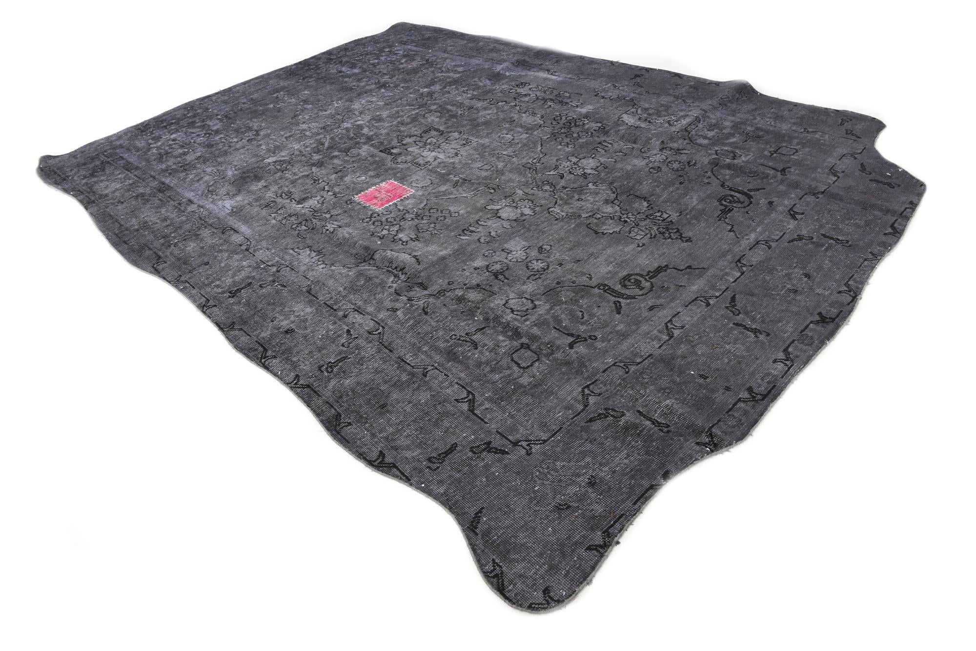 8' x 11' 5 Hand Knotted Ultra Vintage Persian Wool Rug
