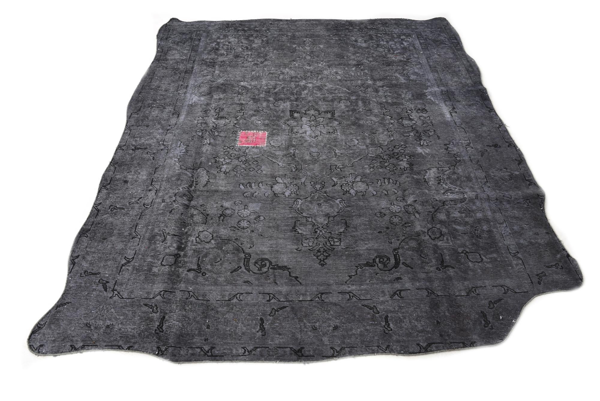 8' x 11' 5 Hand Knotted Ultra Vintage Persian Wool Rug