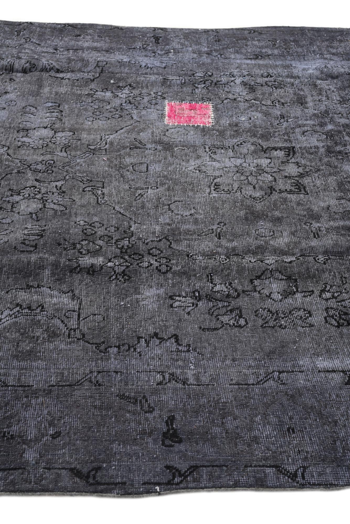8' x 11' 5 Hand Knotted Ultra Vintage Persian Wool Rug