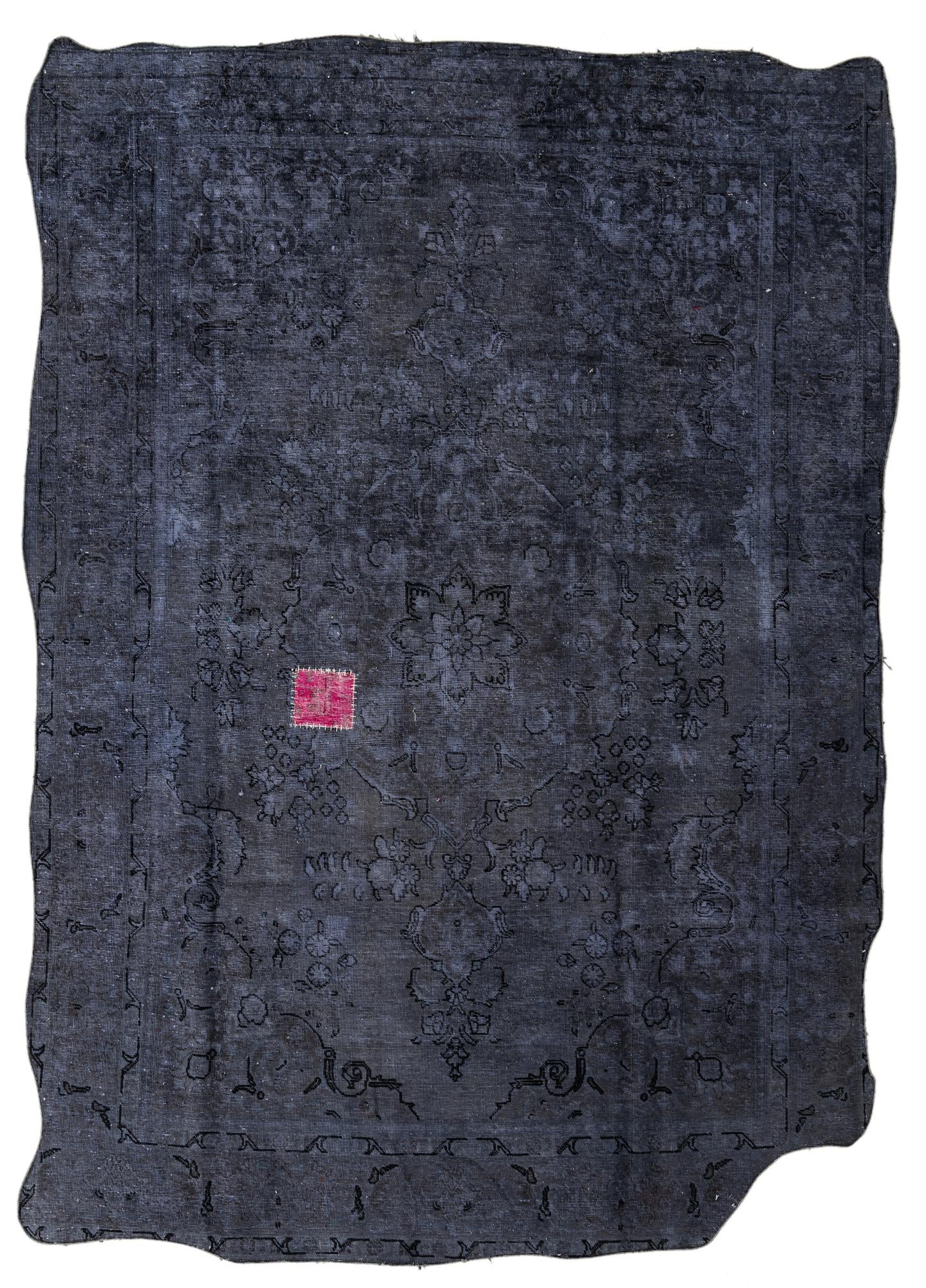 8' x 11' 5 Hand Knotted Ultra Vintage Persian Wool Rug