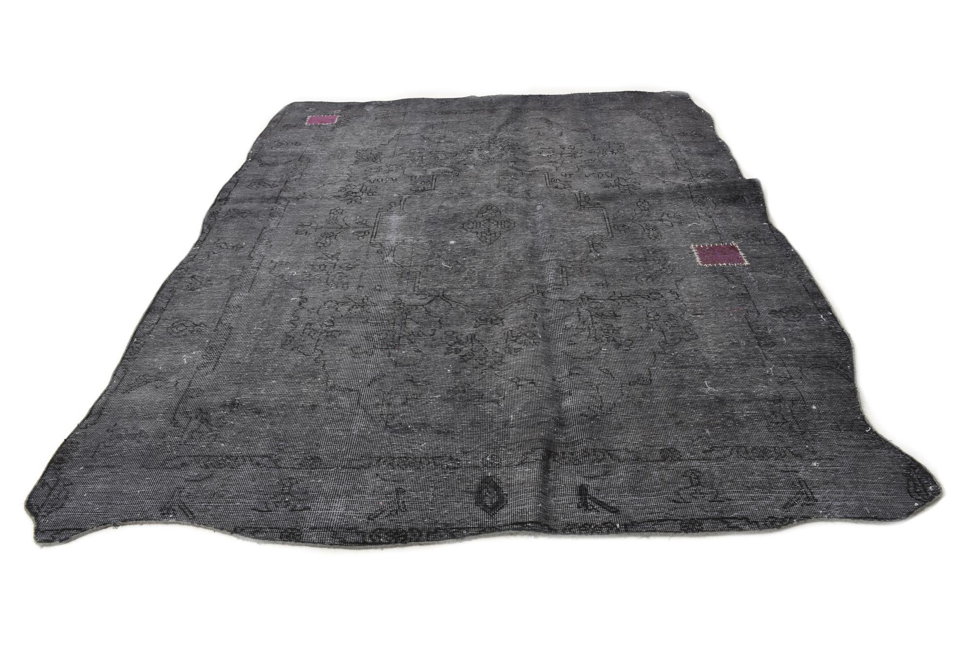 6' 5 x 8' 9 Hand Knotted Ultra Vintage Persian Wool Rug