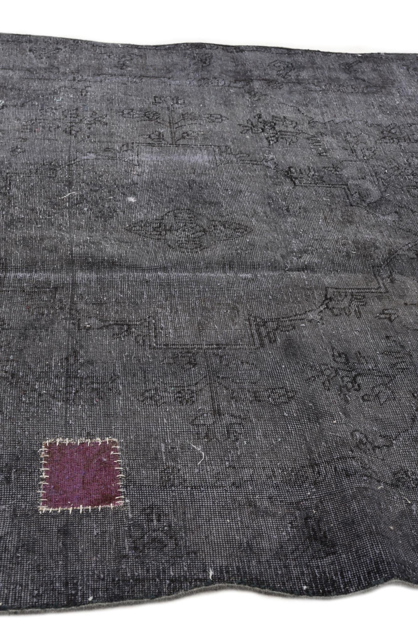 6' 5 x 8' 9 Hand Knotted Ultra Vintage Persian Wool Rug